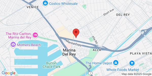 Map of 13160 Mindanao Way Ste 175 Marina Del Rey, CA 90292