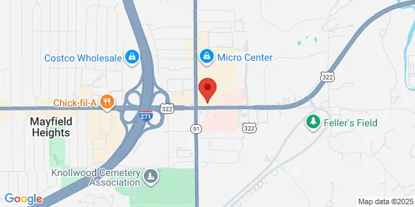 Map of 1491 Som Center Rd CVS Pharmacy LYNDHURST, OH 44124