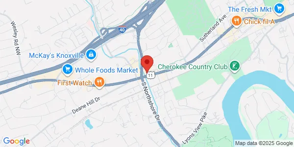 Map of 6005 Kingston Pike CVS Pharmacy KNOXVILLE, TN 37919