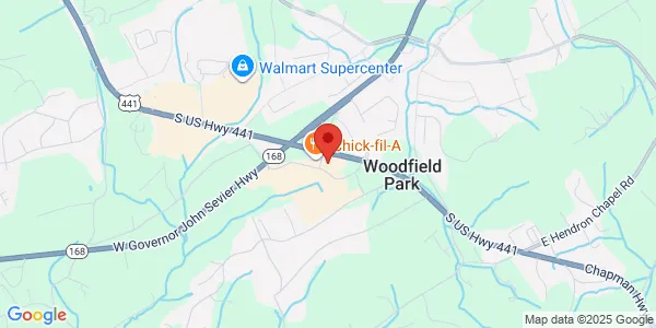 Map of 110 Majestic Grove Rd CORNER OF CHAPMAN HIGHWAY CVS Pharmacy KNOXVILLE, TN 37920
