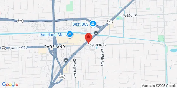 Map of 8765 S Dixie Hwy PINECREST, FL 33156