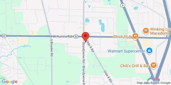 Map of 9302 Olde 8 Rd NORTHFIELD, OH 44067