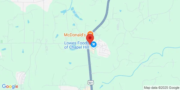 Map of 11314 US 15 501 N CHAPEL HILL, NC 27517