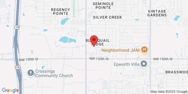 Map of 15310 N May Ave Ste 105 Edmond, OK 73013