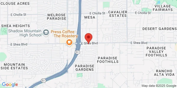 Map of 3519 E Shea Blvd Ste 139 Phoenix, AZ 85028