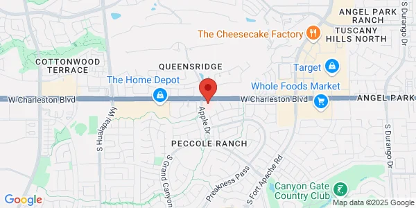 Map of 9499 W Charleston Blvd Ste 100 Las Vegas, NV 89117