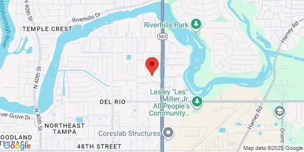 Map of 7402 N 56th St Ste 810 Tampa, FL 33617