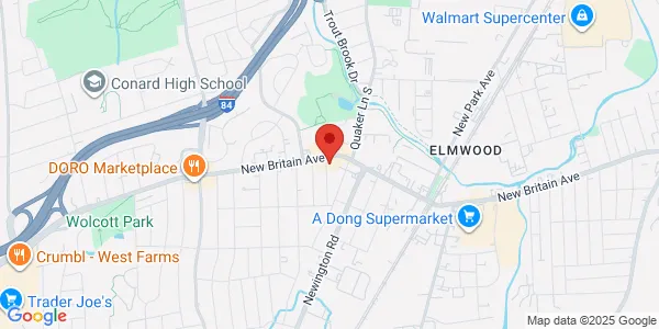 Map of 10 Princeton St West Hartford, CT 06110