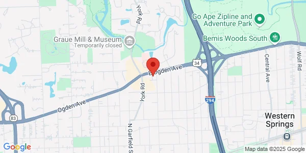 Map of 230 E Ogden Ave Ste 100 Hinsdale, IL 60521