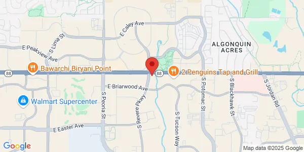 Map of 6726 South Revere Pkwy Ste 160 Centennial, CO 80112