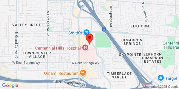 Map of 7061 Grand Montecito Pkwy Las Vegas, NV 89149