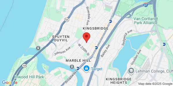 Map of 3050 Corlear Ave The Bronx, NY 10463