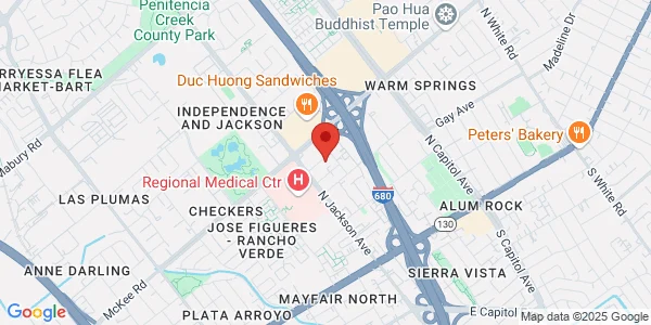 Map of 2340 Montpelier Dr Ste B San Jose, CA 95116