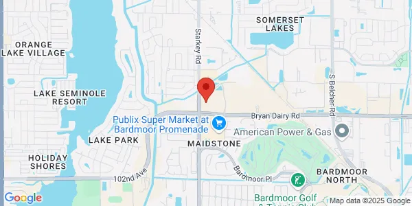 Map of 8839 Bryan Dairy Rd Largo, FL 33777