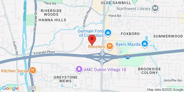 Map of 4101 Emerald Pkwy Ste 200 Dublin, OH 43017