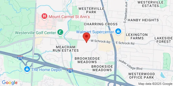 Map of 237 W Schrock Rd Ste A Westerville, OH 43081
