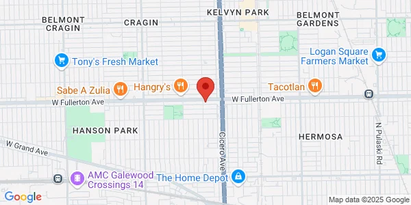 Map of 4849 W Fullerton Ave Chicago, IL 60639