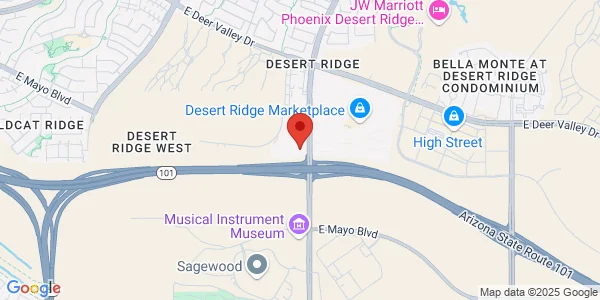Map of 20860 N Tatum Blvd Ste 300 Phoenix, AZ 85050