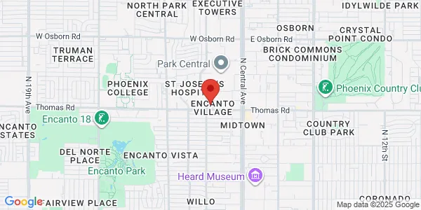Map of 240 W Thomas Rd Ste 301 Phoenix, AZ 85013