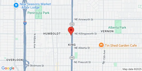Map of 5329 NE Martin Luther King Jr Blvd Portland, OR 97211