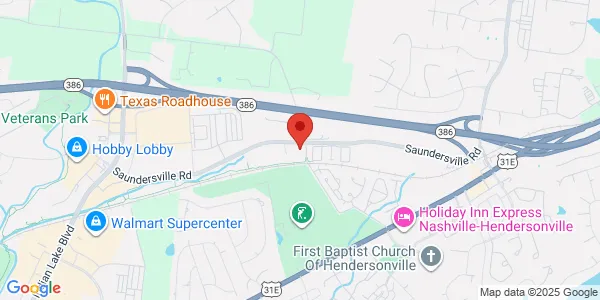Map of 109D Saundersville Rd Ste 3003 Hendersonville, TN 37075
