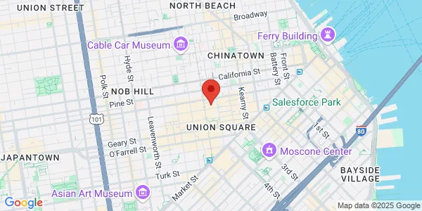 Map of 450 Sutter St Ste 840 San Francisco, CA 94108