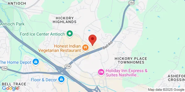 Map of 845 Bell Rd Ste 115 Antioch, TN 37013