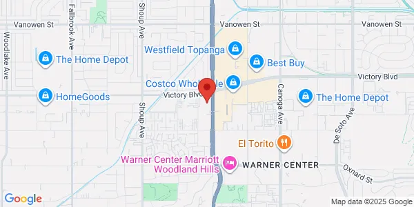 Map of 6325 Topanga Canyon Blvd Ste 111 Woodland Hills, CA 91367