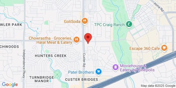 Map of 8951 Collin McKinney Pkwy #303 McKinney, TX 75070