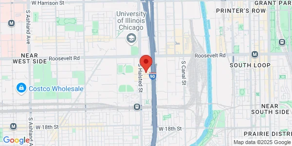Map of 720 W Maxwell St Chicago, IL 60607