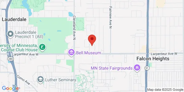 Map of 1740 Prior Ave N Falcon Heights, MN 55113