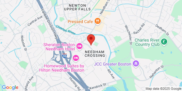 Map of 100 Second Ave Needham, MA 02494