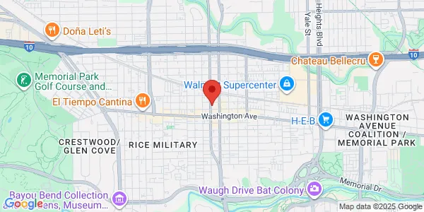 Map of 1150 Durham Dr Ste 300 Houston, TX 77007