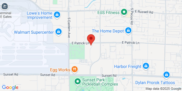 Map of 6135 Harrison Dr Ste 3 Paradise, NV 89120
