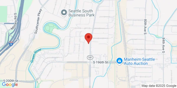Map of 6627 S 191st Pl Ste F 110 Kent, WA 98032