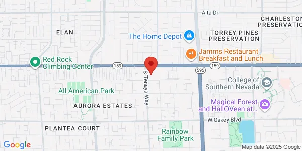 Map of 7371 W Charleston Blvd Ste 120 Las Vegas, NV 89117