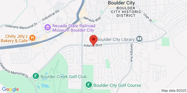 Map of 893 Adams Blvd Boulder City, NV 89005