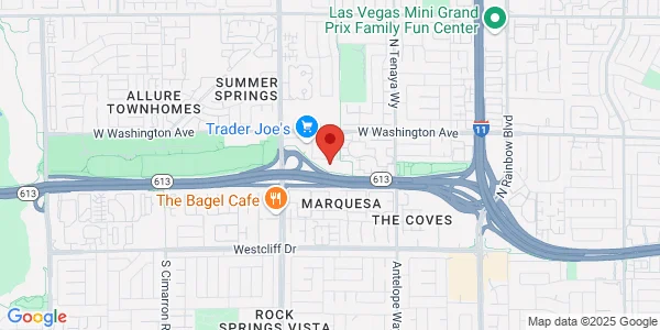 Map of 7455 W Washington Ave Ste 420 Las Vegas, NV 89128