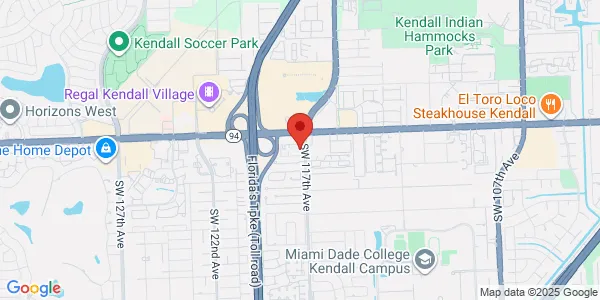 Map of 8900 SW 117th Ave Ste B207 Miami, FL 33186