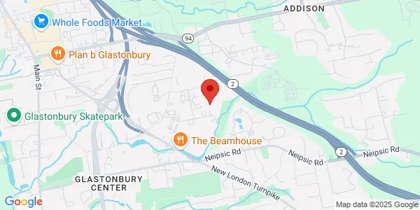 Map of 129 Kreiger Ln Ste 1 Glastonbury, CT 06033