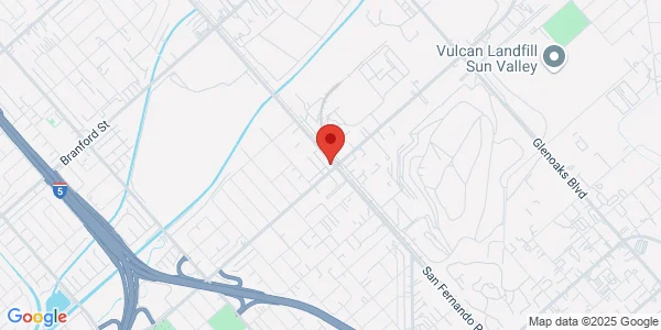 Map of 9375 San Fernando Rd Los Angeles, CA 91352