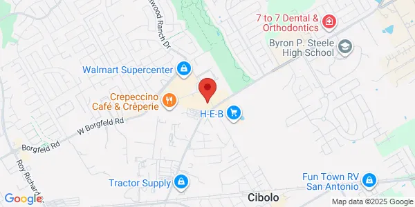 Map of 791 FM 1103 125 Cibolo, TX 78108
