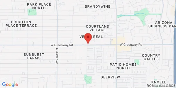 Map of 3850 West Greenway Rd Suite 150 Phoenix, AZ 85053