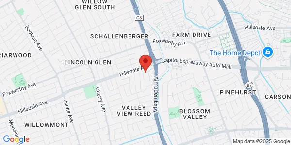 Map of 3162 Newberry Dr Ste G San Jose, CA 95118
