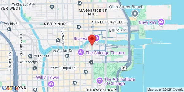 Map of 333 N Michigan Ave Ste 1030 Chicago, IL 60601