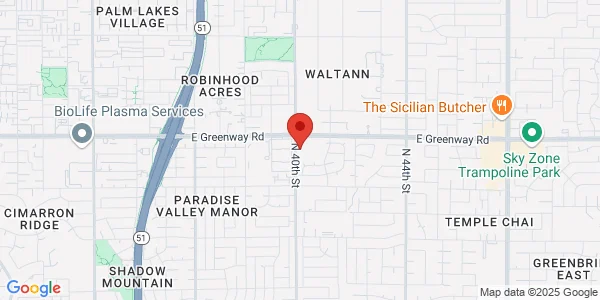 Map of 15255 N 40th St Phoenix, AZ 85032