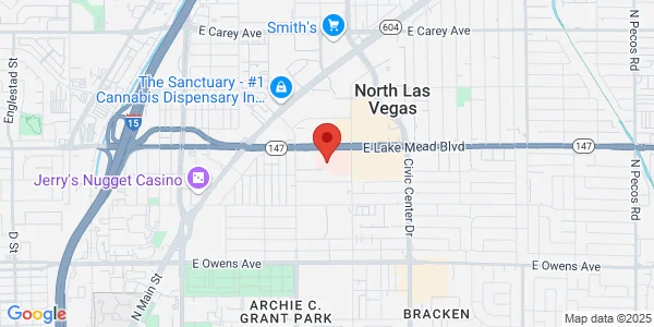 Map of 1409 E Lake Mead Blvd North Las Vegas, NV 89030