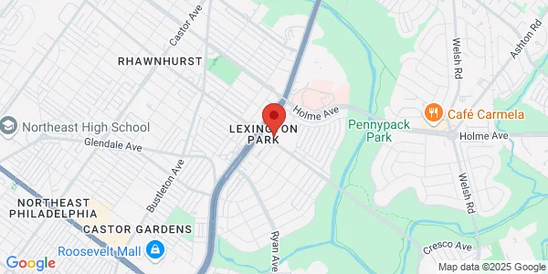 Map of 8001 Roosevelt Blvd Ste 104 Philadelphia, PA 19152
