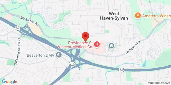 Map of 9701 SW Barnes Rd Ste 150 Portland, OR 97225