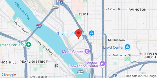 Map of 265 N Broadway St Portland, OR 97227